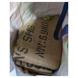 Burlap Sack Bag Lot
