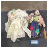 Santa clause and a dynasty doll lot.