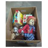 Fisher price toys and more box lot.