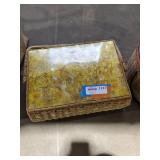 Sewing Basket With Sewing Supplies