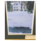 Bradley shoemaker painting.(21 1/2in W by 29in L).