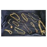 Vintage Gold Tone Jewelry Lot