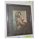 Framed print of 'Madonna in the streets'