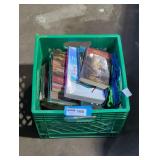 Books crate lot.