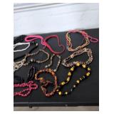 Costume necklaces lot.