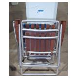 Vintage lawn chairs.