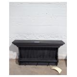 Wall shelf (16in H by 29in W).