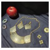 Variety Gold Tone Jewelry Lot