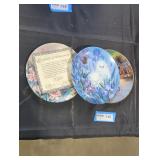 Trio of petal pals decorative plates.