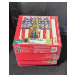 4 coca-cola puzzles.