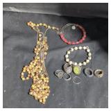 Misc. Costume jewelry lot.