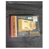 Convertible automatic setback for heat thermostat.