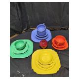 Colorful Matching Dishware Set