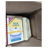 Cooking books box lot.