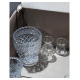 Misc. Glassware box lot.