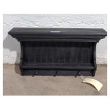 Wall shelf (16in H by 29in W).