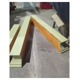 Green decorative faux wood beams lot