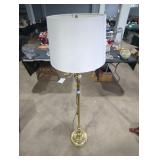 Vintage brass floor lamp.