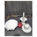 Milk Glass Lot