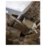 Wooden Shelves and Decor