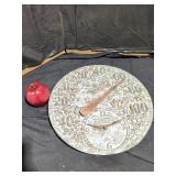 Wall Hang Clock and Thermometer