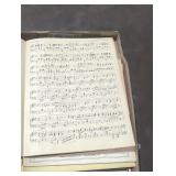 Vintage music magazines box lot.