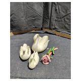 Misc Porcelain Decor Lot