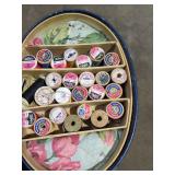 Sewing Box with Sewing Supplies