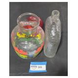 Glass Vases Lot - Qty 2