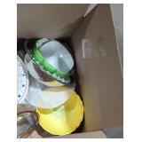 Misc. Plates and bowls box lot.