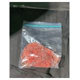 Multi strand beaded sash.