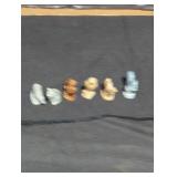 Vintage Wade whimsey's porcelain figurines lot.