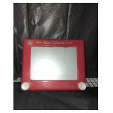 Magic Etch A Sketch screen.