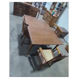 Dinning room table and chairs.