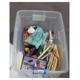 Misc. Candles and more tote lot.