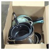 Cooking ware box lot.