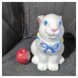 Ceramic Easter Bunny cookie jar.