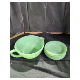 Fire-King Light Green Oven Ware