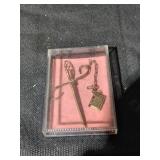 Sword Jewelry with Book Charm