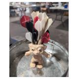 Pillsbury tin can with troll and darts lot.