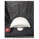 Fenton milk white glass banana bowl.