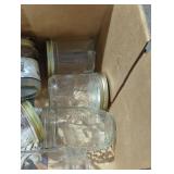 Mason jars box lot.
