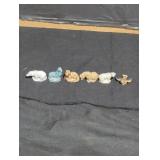 Vintage Wade whimsies porcelain figurines lot.