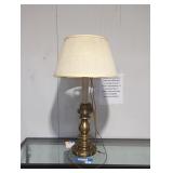 Vintage brass base stiffel table lamp.