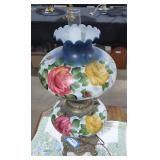 Vintage hurricane lamp.