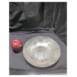 Hand forge aluminum bowl.