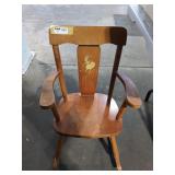 Wooden Childrens Rocking Chair