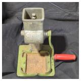 Vintage ice cube breaker.