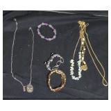 Misc. Costume jewelry lot.