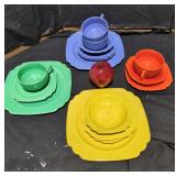 Colorful Matching Dishware Set